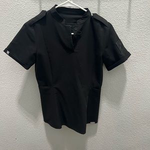 Figs Star Wars Edition The Dark Side Black Jedi Scrub Set Top and Jogger Pants